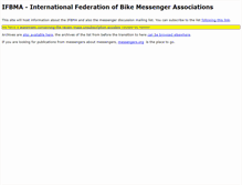 Tablet Screenshot of ifbma.org